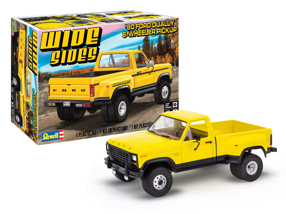 Revell 1980 Ford Dually F-150 Wide Side Pickup 1:25 Scale Model Kit