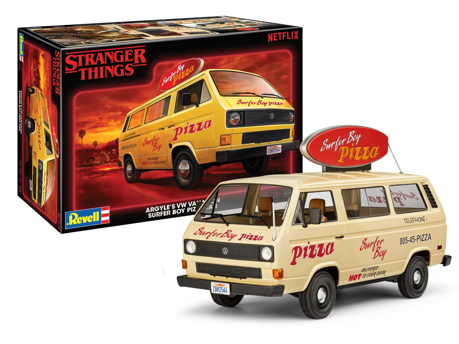 Revell VW T3 Pizza Van - Stranger Things 1:25 Scale Model Kit