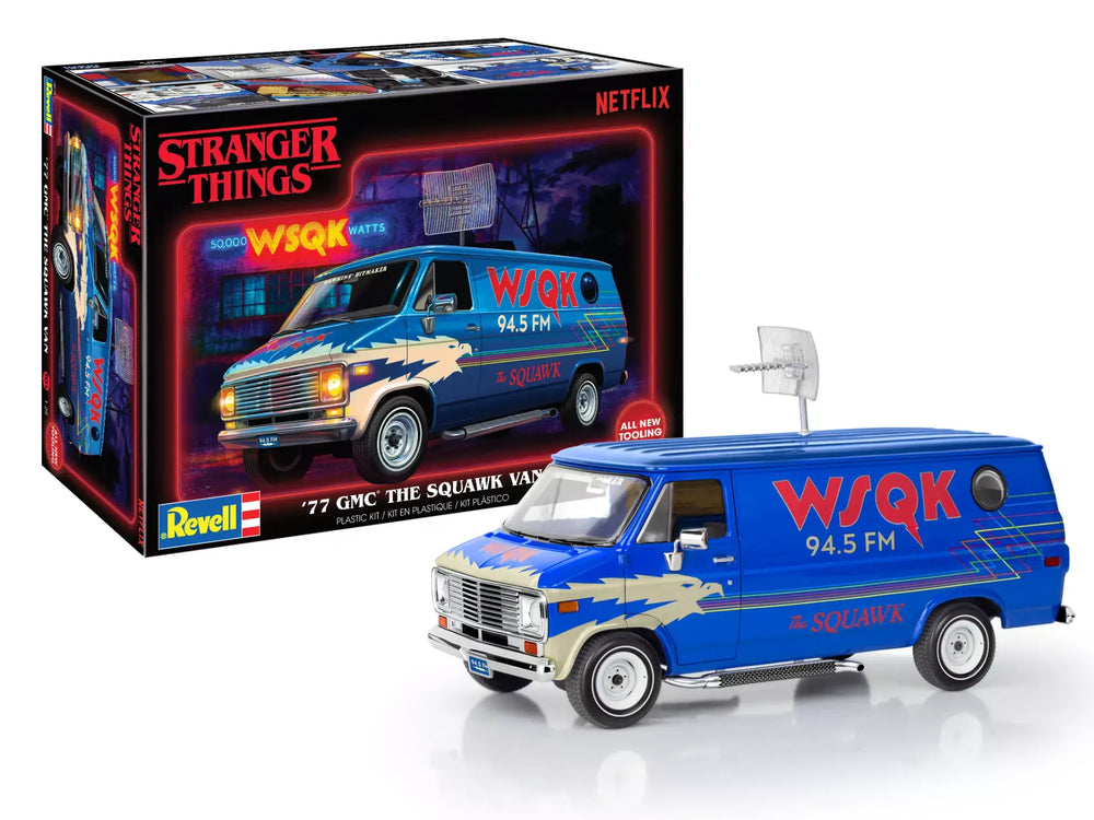 Revell Chevy 1977 GMC The Squawk Van - Stranger Things 1:25 Scale Model Kit