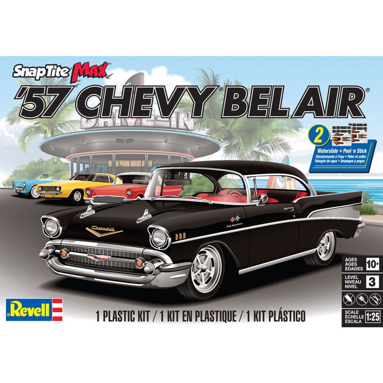 Revell 1957 CHEVY BEL AIR Snap 1:25 Scale Model Kit