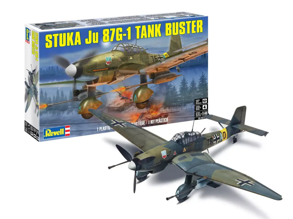 Revell Stuka Dive Bomber Ju87G-1 1:48 Scale Model Kit