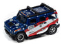 Auto World Xtraction 2005 Hummer H2 (blue) HO Scale Slot Car