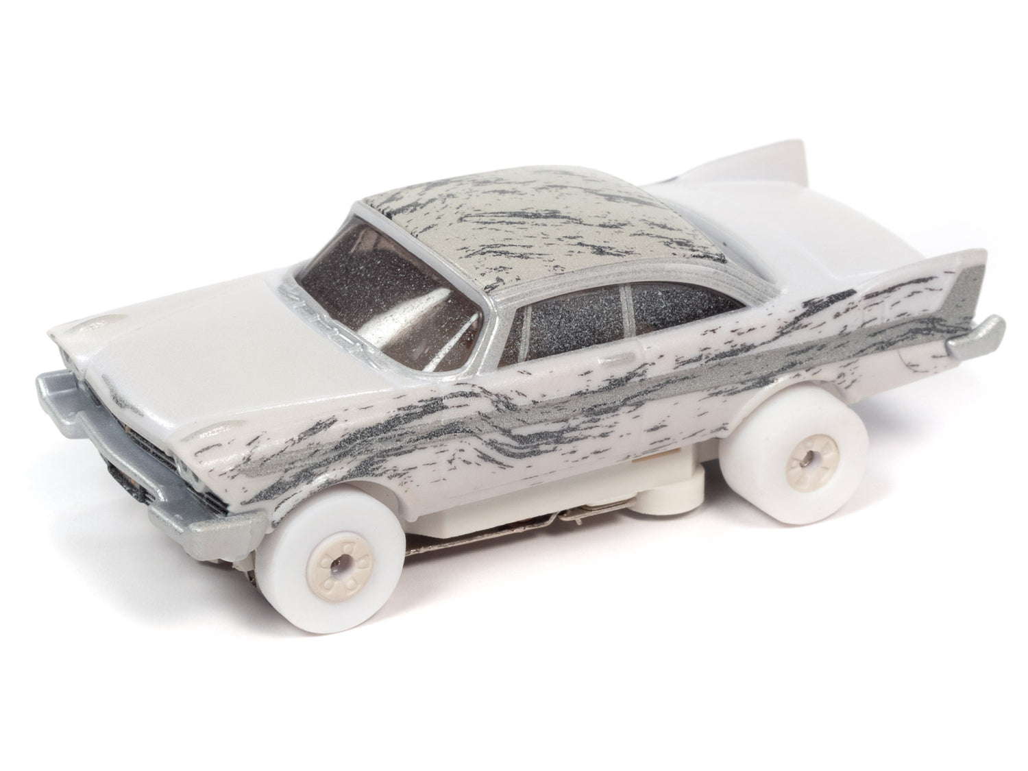 Auto World Thunderjet Christine - 1958 Plymouth Fury (After Fire) (iWheels) HO Scale Slot Car