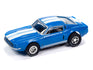Auto World Xtraction 1967 Shelby GT500 Mustang (Blue) HO Scale Slot Car - Auto World Store