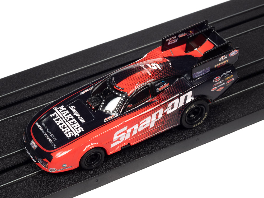 Auto World 4Gear NHRA Cruz Pedregon - Snap On Tools 2022 Dodge Charger Funny Car HO Scale Slot Car