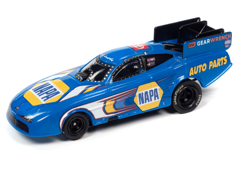 Auto World 4Gear NHRA Ron Capps - NAPA Auto Parts 2022 Toyota Supra Funny Car HO Scale Slot Car