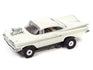 Auto World Thunderjet 1959 Chevrolet Impala Street Rod w/Blower (White) HO Scale Slot Car