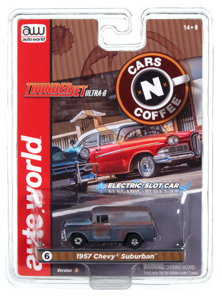 Auto World Thunderjet 1957 Chevrolet Suburban (Rusted) HO Scale