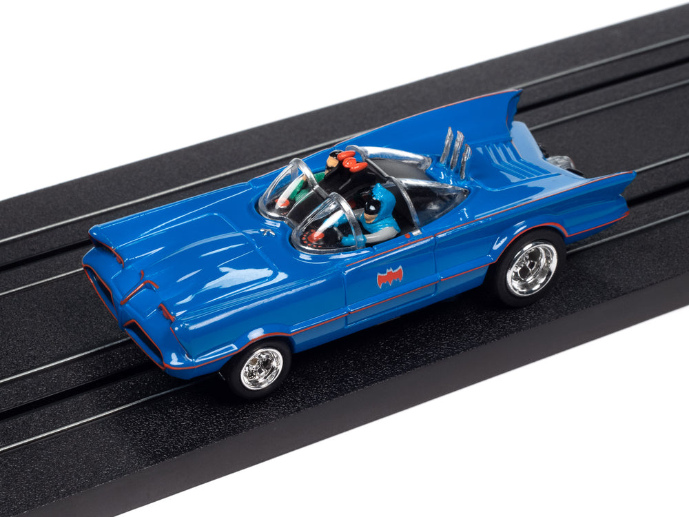 Auto World 4Gear 1966 TV Series Batmobile (Blue) HO Scale Slot Car