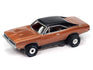 Auto World Thunderjet 1969 Dodge Charger (Brown) HO Scale Slot Car
