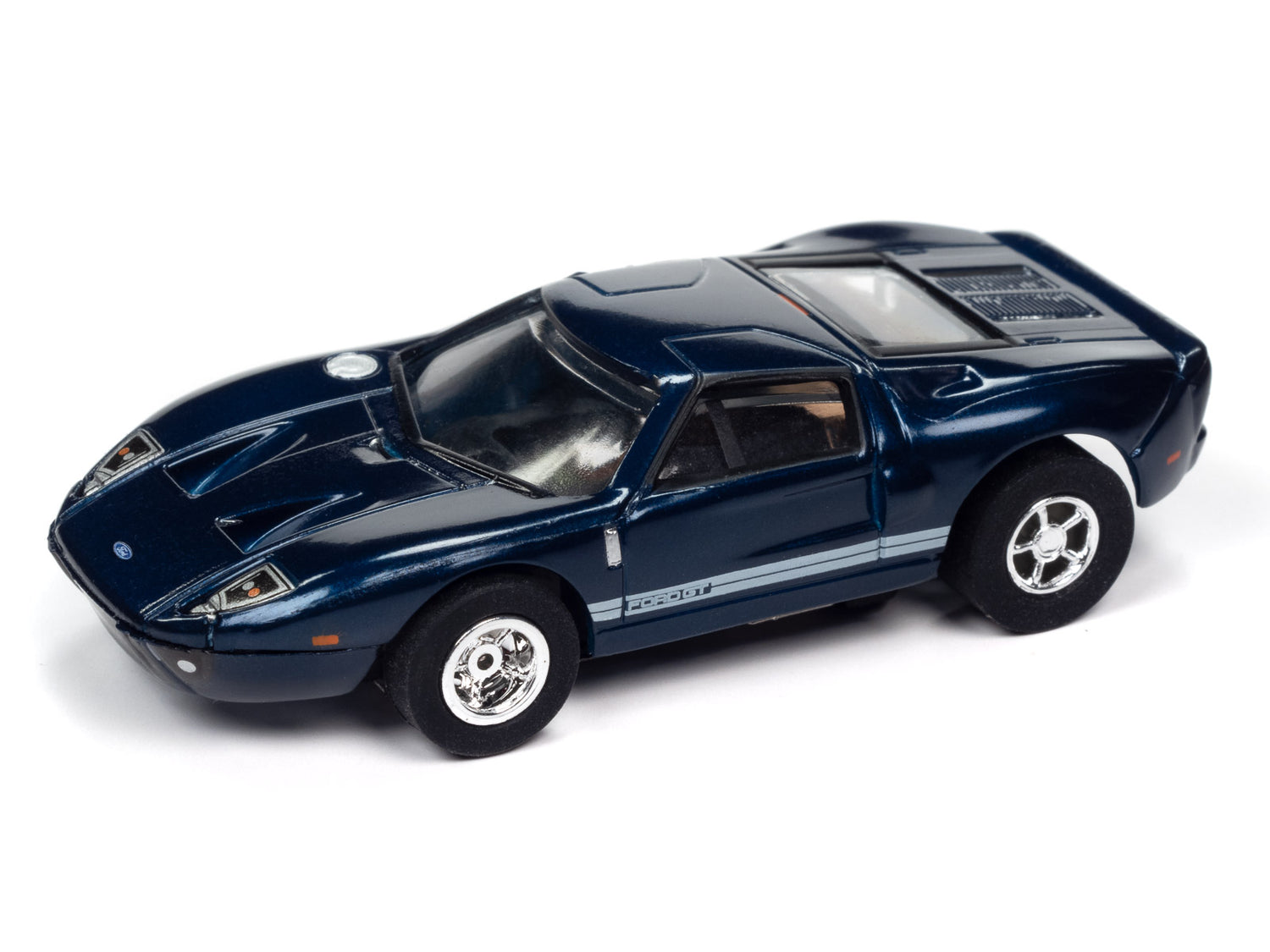Auto World Xtraction 2005 Ford GT (Blue) HO Scale Slot Car