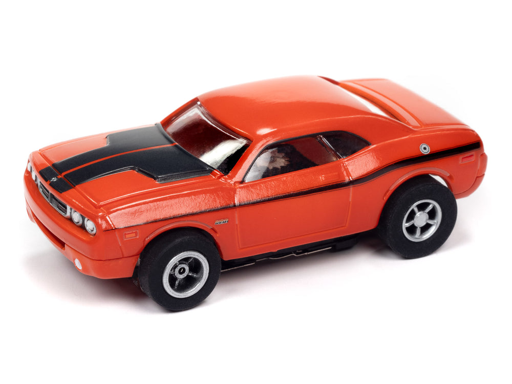 Auto World Xtraction 2015 Dodge Challenger (Hemi Orange) HO Scale Slot Car