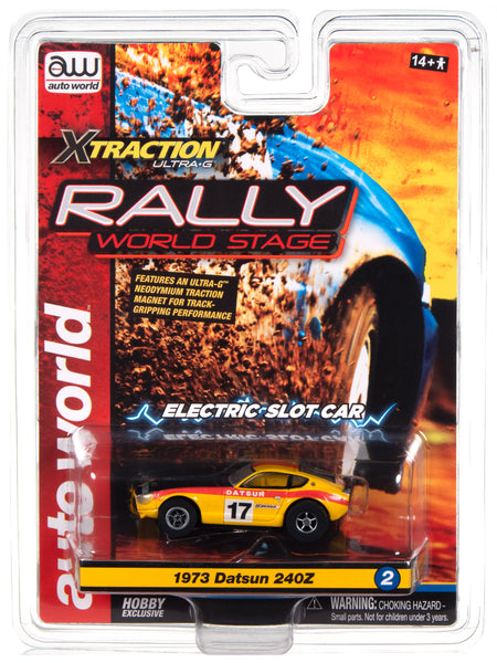レアO'ja MO-240Ti ドライバー Auto World Xtraction 1973 Datsun 240z HO Scale Slot Car | Auto