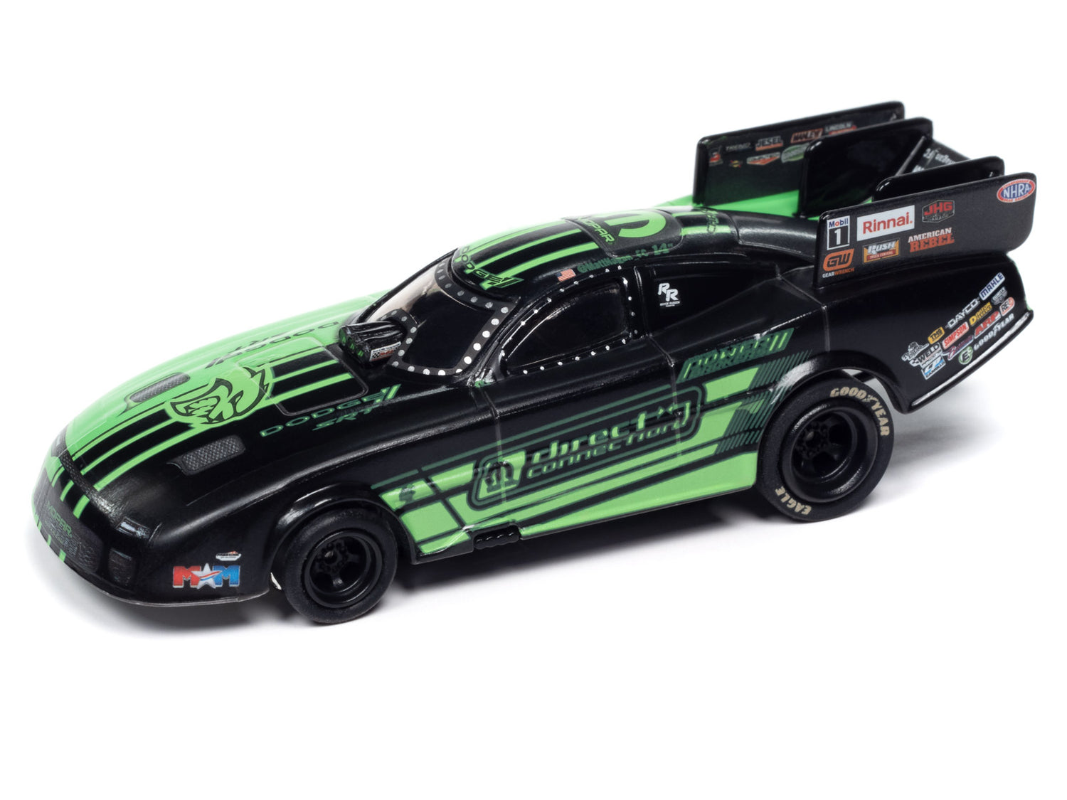 "PRE-ORDER" Auto World 4Gear Matt Hagan Direct Connection 2023 Dodge Charger Funny Car HO Scale Slot Car (DUE JUNE 2024)