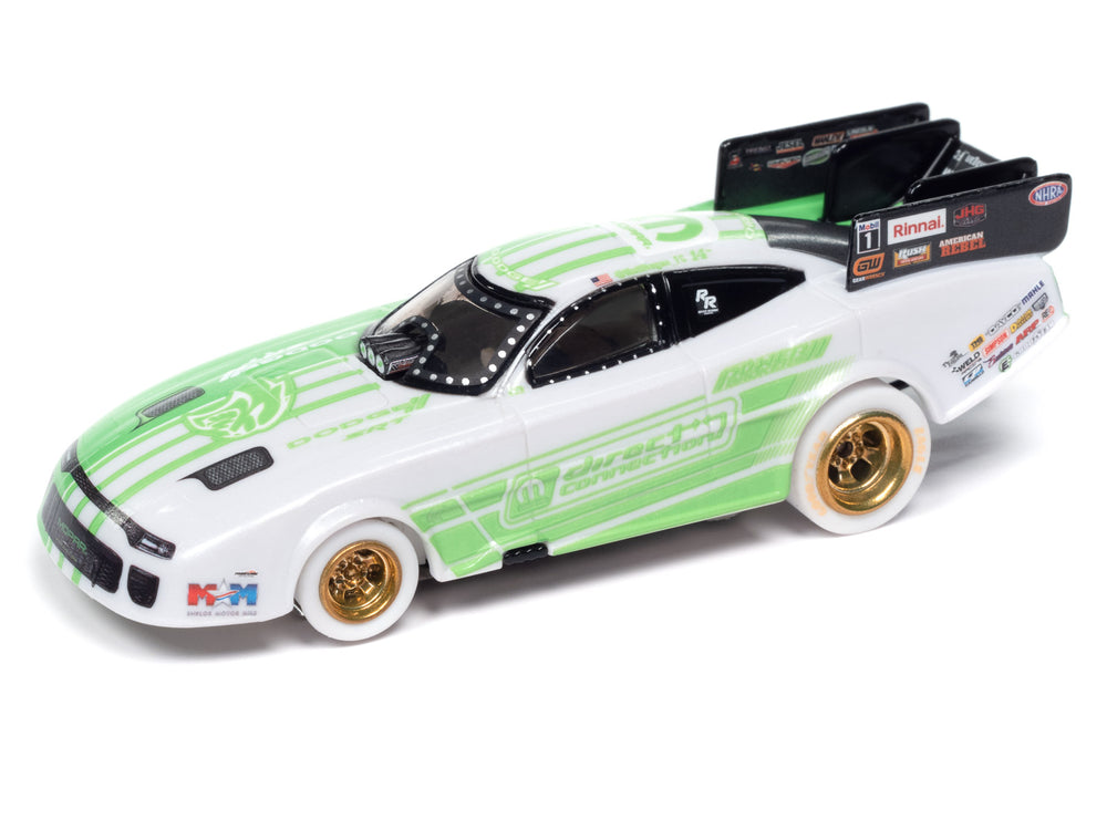 Auto World 4Gear Matt Hagan Direct Connection 2023 Dodge Charger Funny Car (iWheels) HO Scale Slot Car