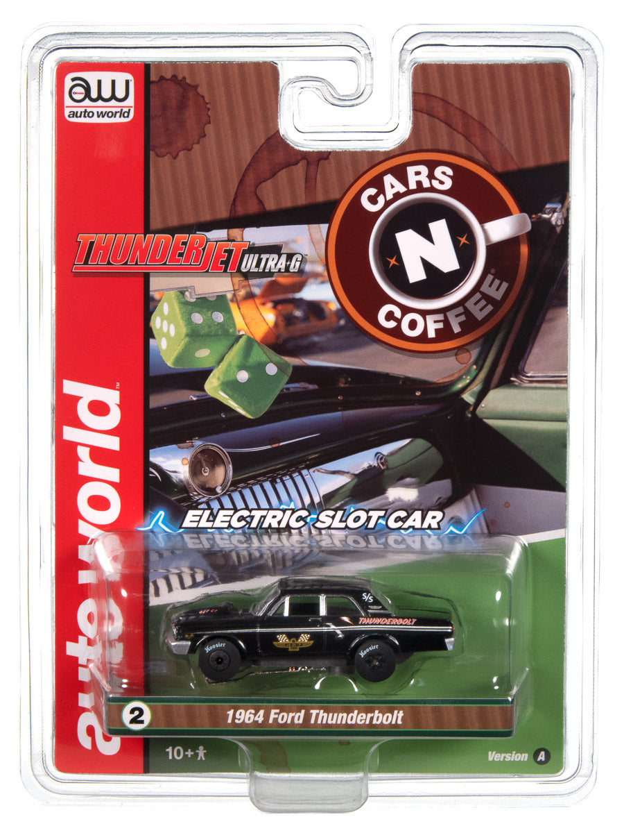 Auto World Thunderjet 1964 Ford Thunderbolt Gloss Black w 427 Graph Auto World Store