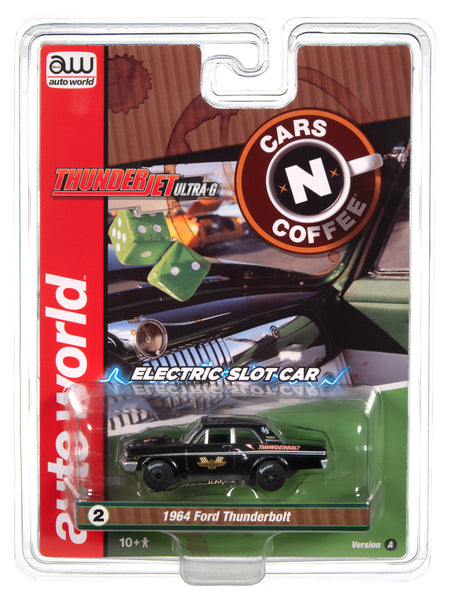 Auto World Thunderjet 1964 Ford Thunderbolt - Gloss Black w/ 427