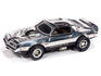"PRE-ORDER" Auto World Xtraction 1978 Pontiac Firebird T/A (Chrome, Black & White) HO Scale Slot Car (DUE MAY 2025)