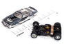 "PRE-ORDER" Auto World Xtraction 1978 Pontiac Firebird T/A (Chrome, Black & White) HO Scale Slot Car (DUE MAY 2025)