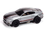 "PRE-ORDER" Auto World Xtraction 2015 Ford Mustang GT (Silver & Black) HO Scale Slot Car (DUE MAY 2025)
