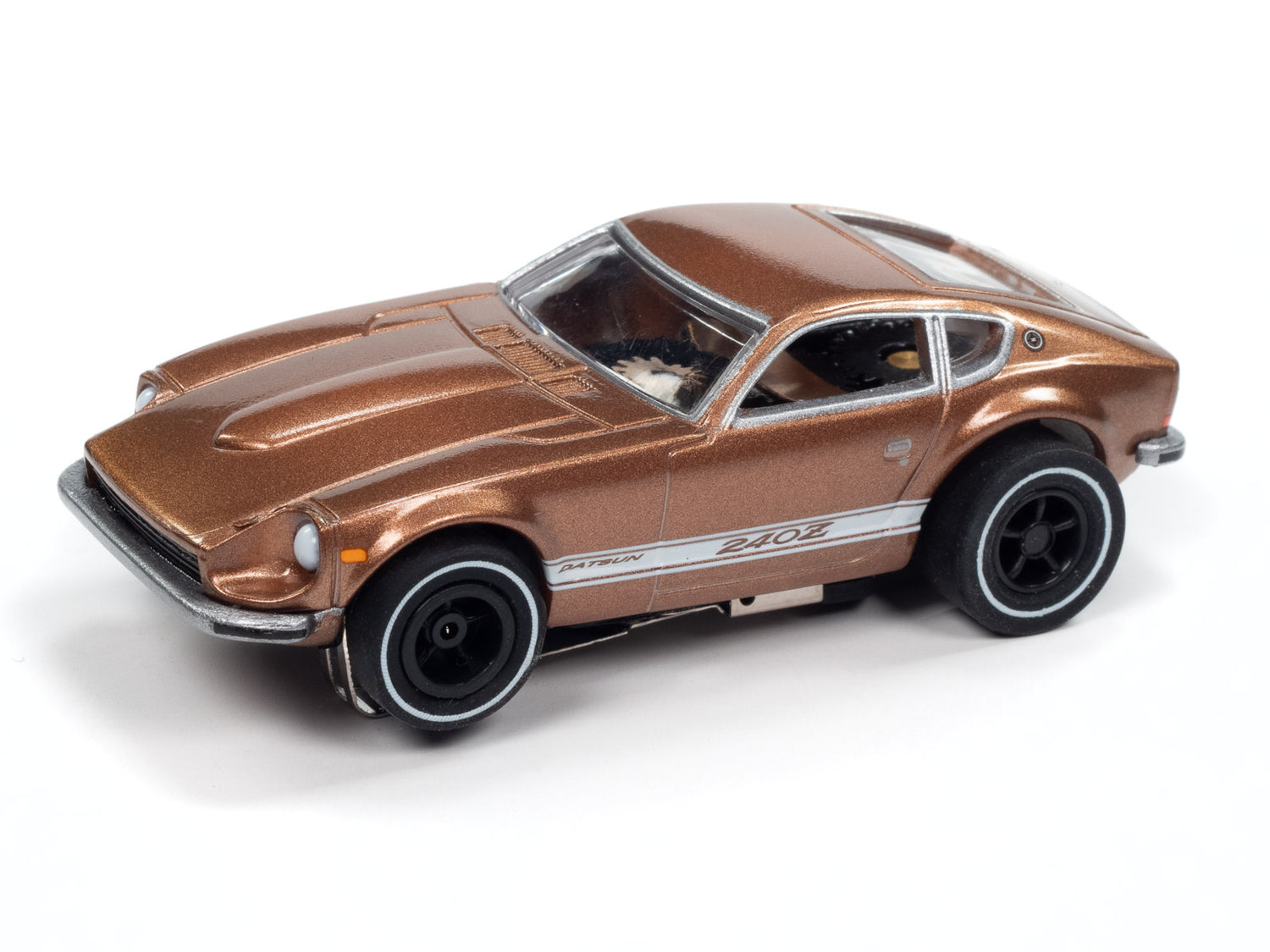 Auto World Xtraction 1973 Datsun 240z (Brown) HO Scale Slot Car