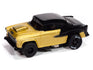 "PRE-ORDER" Auto World Xtraction 1955 Chevrolet Bel Air (Metallic Gold & Black) HO Scale Slot Car (DUE AUGUST 2025)