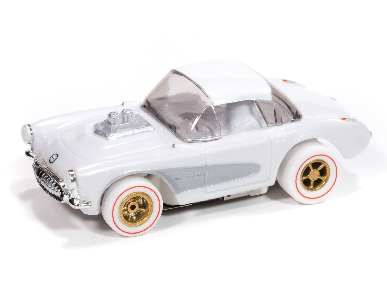Auto World Xtraction 1957 Chevy Corvette Convertible (iWheels) HO Scale Slot Car