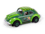 "PRE-ORDER" Auto World Thunderjet 1966 Volkswagen Beetle Turtle Wax (Two Tone Green) HO Scale Slot Car (DUE AUGUST 2025)