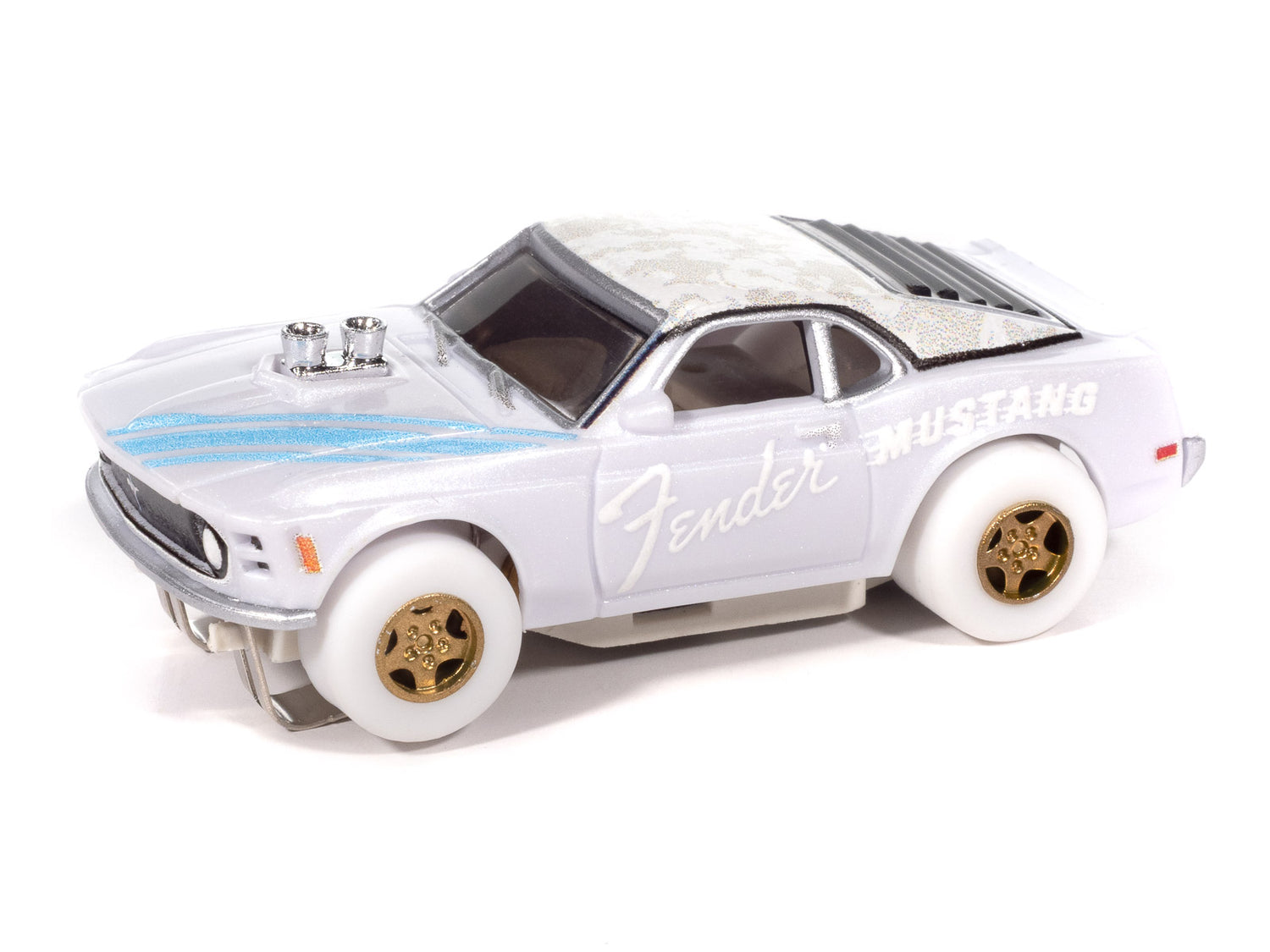 Auto World Super III 1970 BOSS Mustang Fender (iWheels) HO Scale Slot Car - Auto World Store