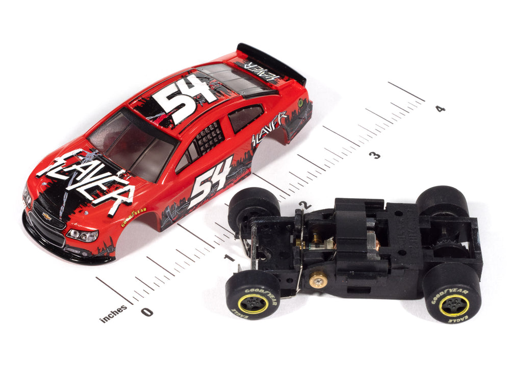 "PRE-ORDER" Auto World Super III 2015 Chevy SS Slayer (Red) HO Scale Slot Car (DUE FEBRUARY 2026)