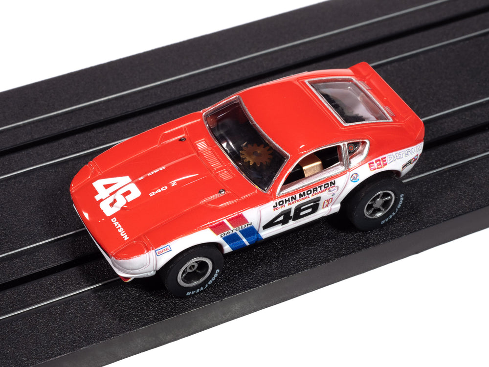 "PRE-ORDER" Auto World Xtraction 1971 BRE Datsun 240Z #46 (Red, White & Blue) HO Scale Slot Car (DUE OCTOBER 2025)