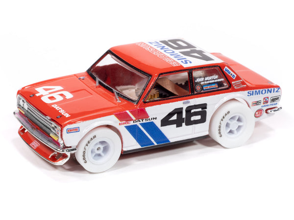 Auto World Xtraction 1972 BRE Datsun 510 #46 -(iWheels) HO Scale