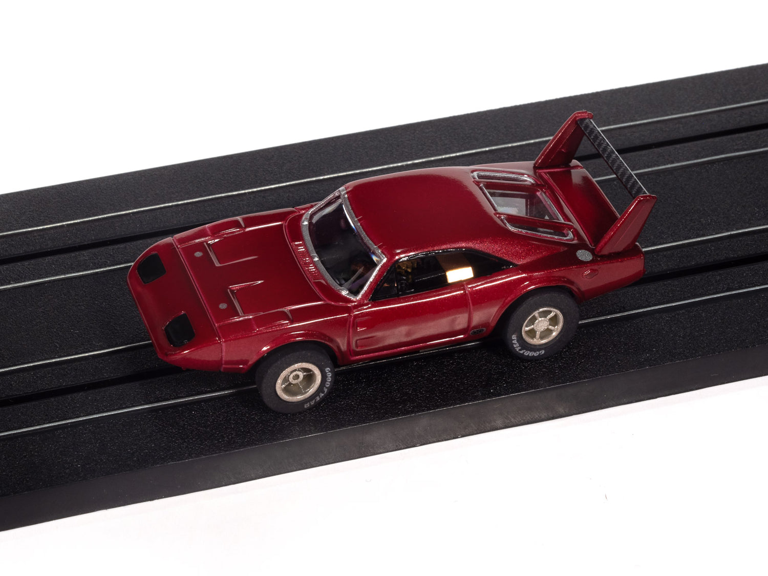 "PRE-ORDER" Auto World Xtraction 1969 Dodge Daytona Mystery Matinee (Red) HO Scale Slot Car (DUE MARCH 2026) - Auto World Store