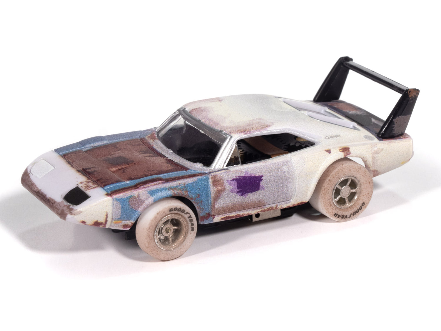 Auto World Xtraction 1969 Dodge Daytona Mystery Matinee (iWheels) HO Scale Slot Car