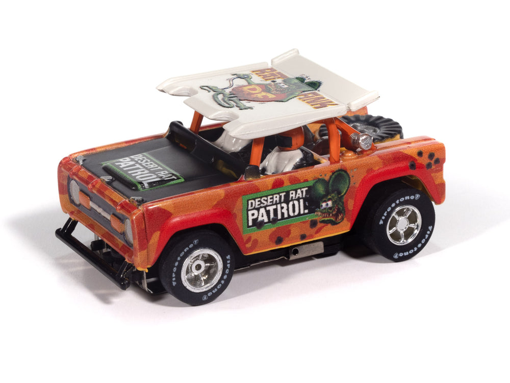 Auto World Xtraction 1972 Ford Baja Bronco Rat Fink (Orange) HO