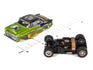 "PRE-ORDER" Auto World Xtraction 1955 Chevy Bel Air Rat Fink Version B (Lime Green) HO Scale Slot Car (DUE OCTOBER 2026)