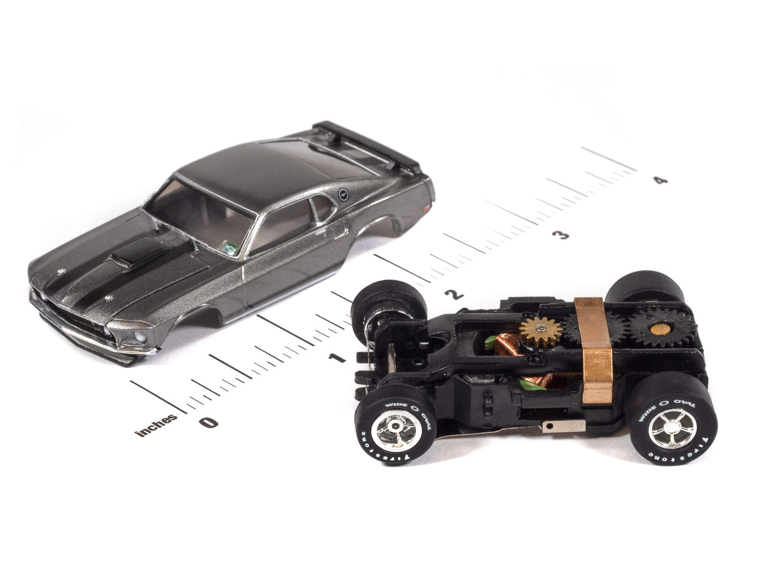 "PRE-ORDER" Auto World Xtraction 1969 Ford Mustang John Wick (ALL NEW TOOLING) HO Scale Slot Car (DUE OCTOBER 2026)