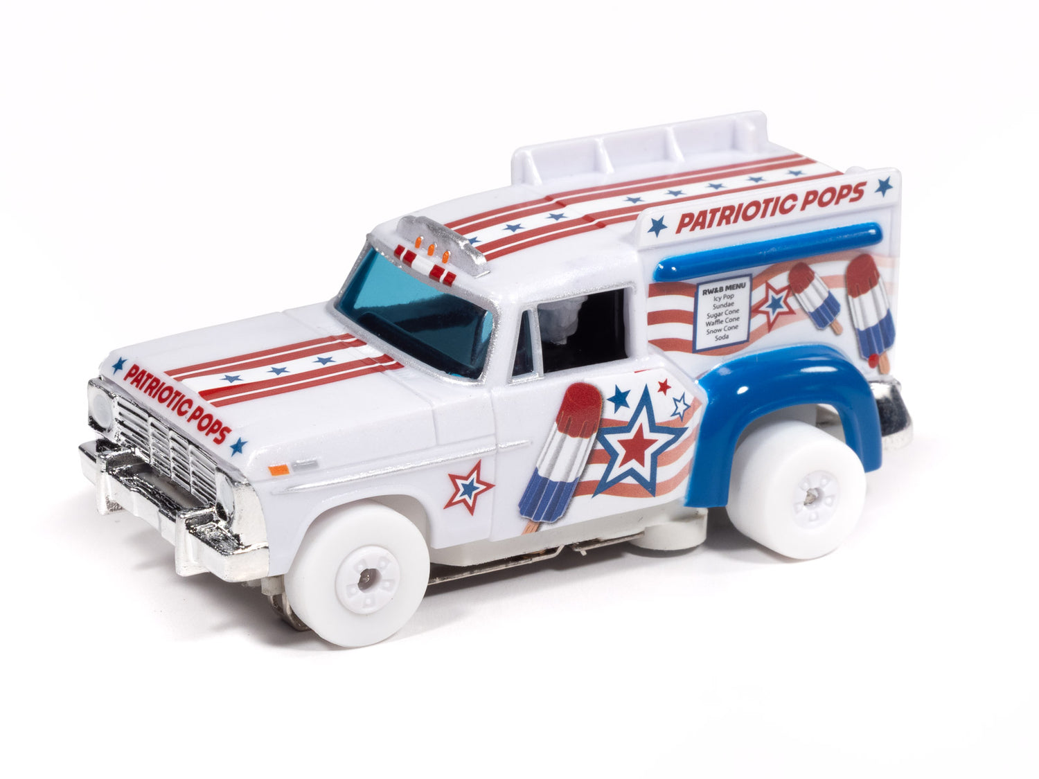 Auto World Thunderjet Ice Cream Truck (iWheels) HO Scale Slot Car
