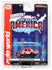 Auto World Thunderjet 1964 Ford Thunderbolt Version A (White, Red & Blue) HO Scale Slot Car