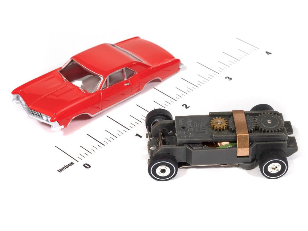 "PRE-ORDER" Auto World Thunderjet 1963 Buick Riviera (Cherry) HO Scale Slot Car (DUE AUGUST 2026)