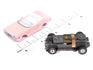 "PRE-ORDER" Auto World Thunderjet 1965 Ford Mustang (Pink) HO Scale Slot Car (DUE AUGUST 2026)
