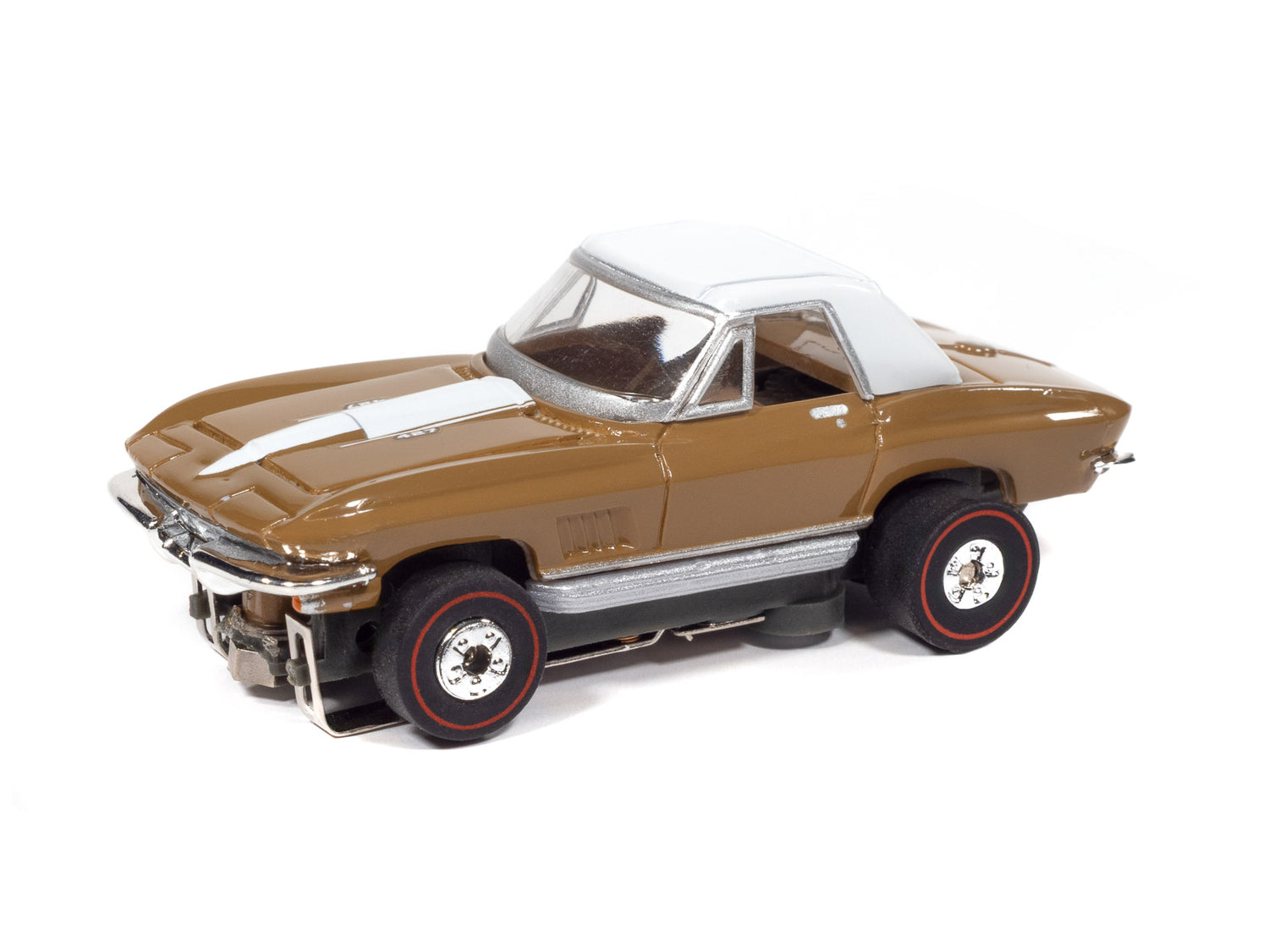 "PRE-ORDER" Auto World Thunderjet 1967 Chevy Corvette (Chocolate) HO Scale Slot Car (DUE AUGUST 2026)