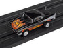 "PRE-ORDER" Auto World Thunderjet 1957 Chevrolet Bel Air Lowrider Version A (Black w/Flames) HO Scale Slot Car (DUE OCTOBER 2026)