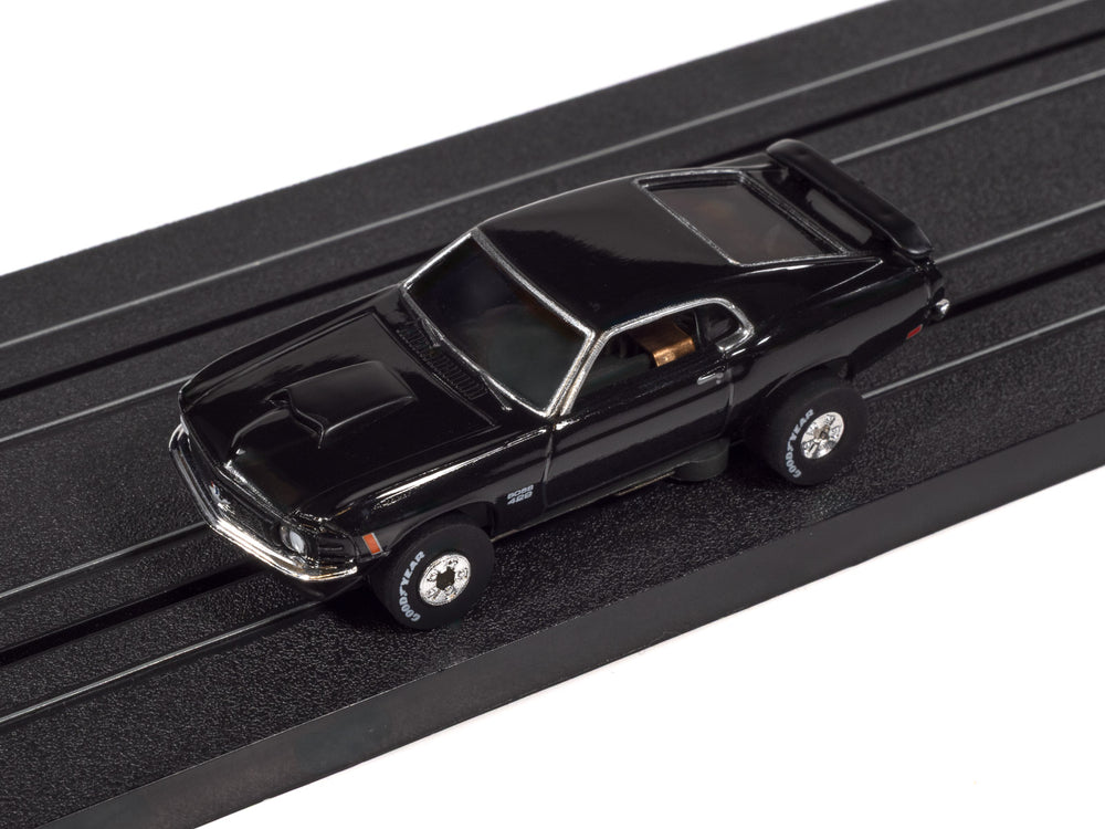 "PRE-ORDER" Auto World Thunderjet 1970 Ford Mustang Boss 429 Version A (Black) HO Scale Slot Car (DUE OCTOBER 2026)