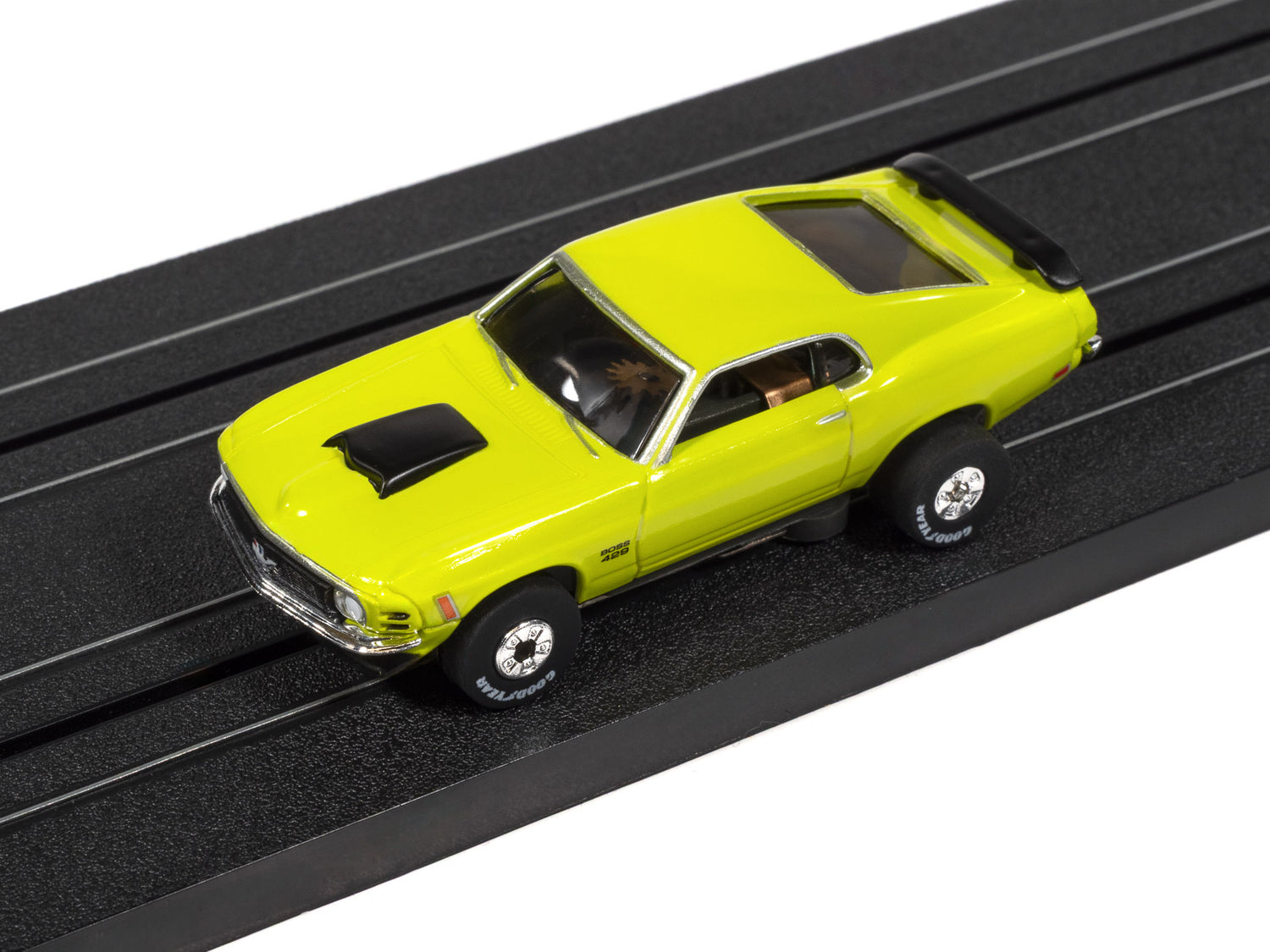 "PRE-ORDER" Auto World Thunderjet 1970 Ford Mustang Boss 429 Version B (Grabber Green) HO Scale Slot Car (DUE OCTOBER 2026)