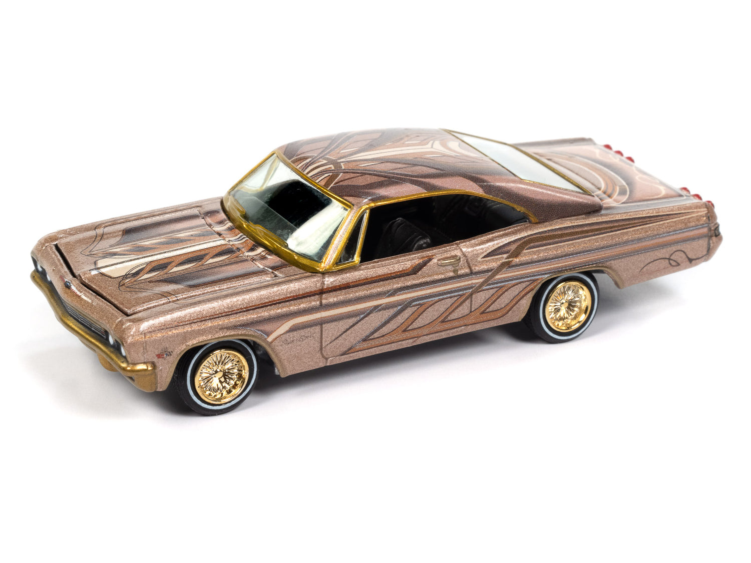 Johnny Lightning 1965 Chevy Impala SS Lowrider (Custom Bronze Poly) (Auto World Store Exclusive) 1:64 Diecast