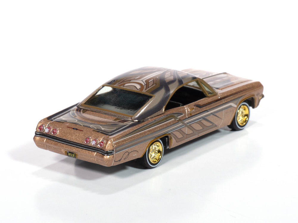 Johnny Lightning 1965 Chevy Impala SS Lowrider (Custom Bronze Poly) (Auto World Store Exclusive) 1:64 Diecast