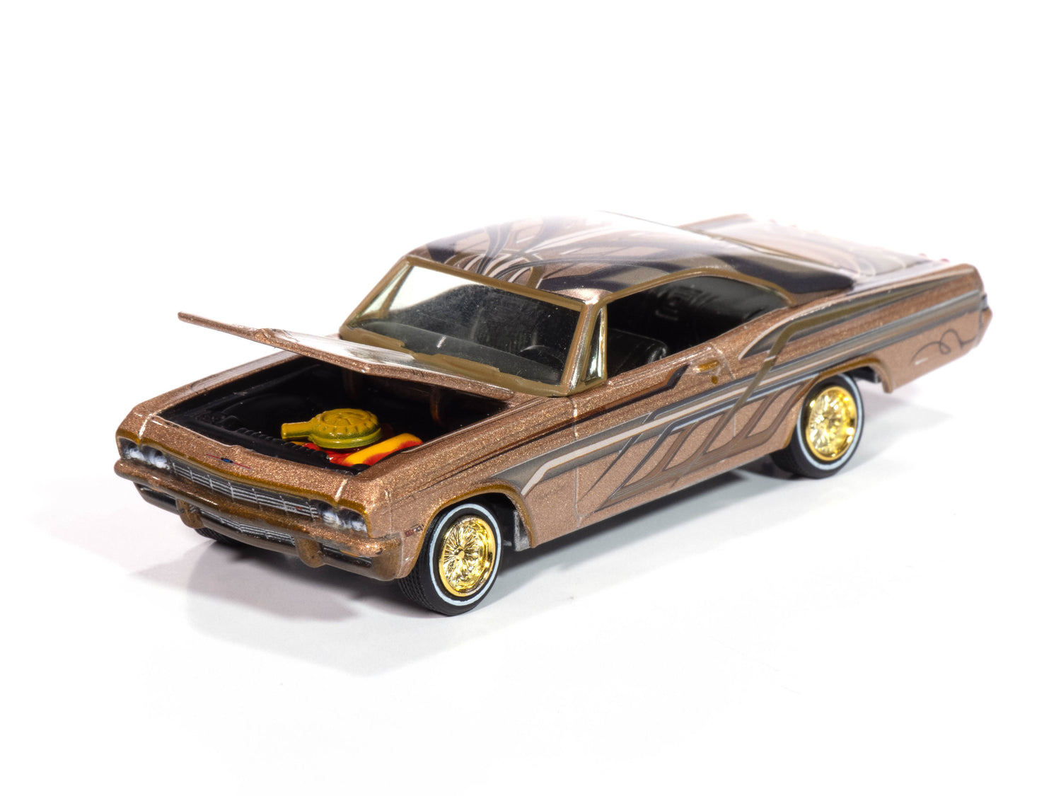 Johnny Lightning 1965 Chevy Impala SS Lowrider (Custom Bronze Poly) (Auto World Store Exclusive) 1:64 Diecast