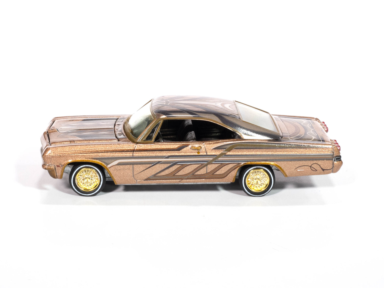 Johnny Lightning 1965 Chevy Impala SS Lowrider (Custom Bronze Poly) (Auto World Store Exclusive) 1:64 Diecast