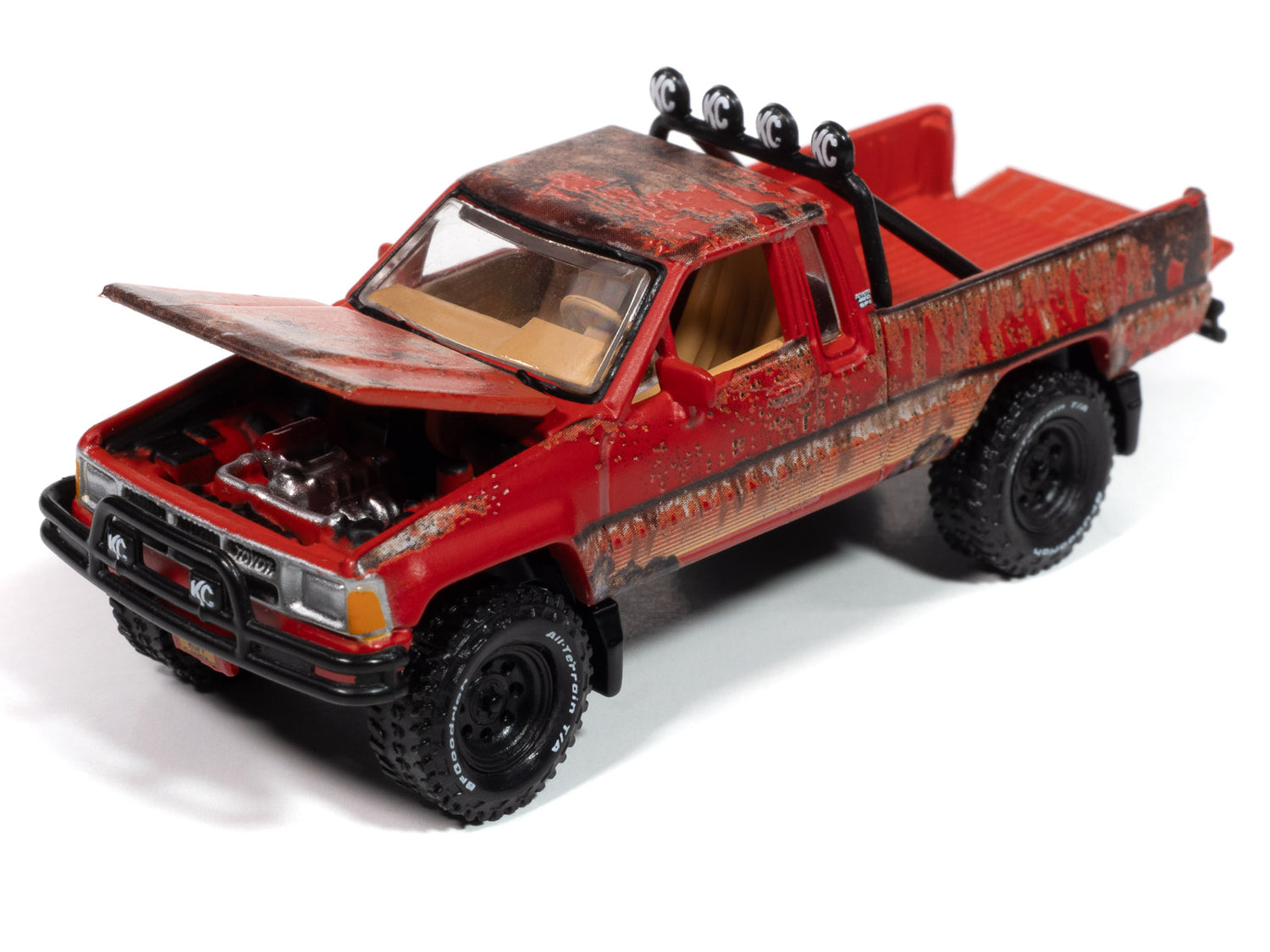 Johnny Lightning 1985 Toyota SR5 Pickup (Weathered) (Auto World Store Exclusive) 1:64 Diecast